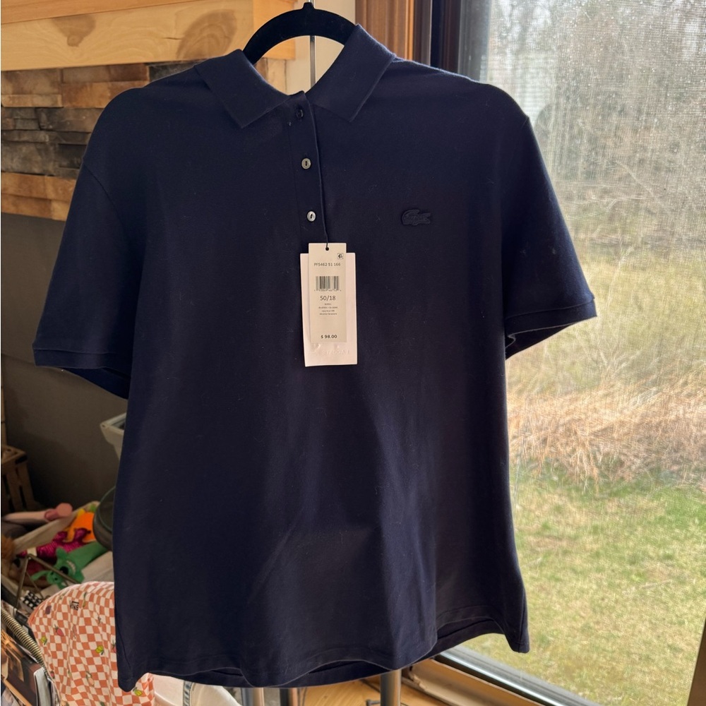 Lacoste Women’s Navy Polo Shirt